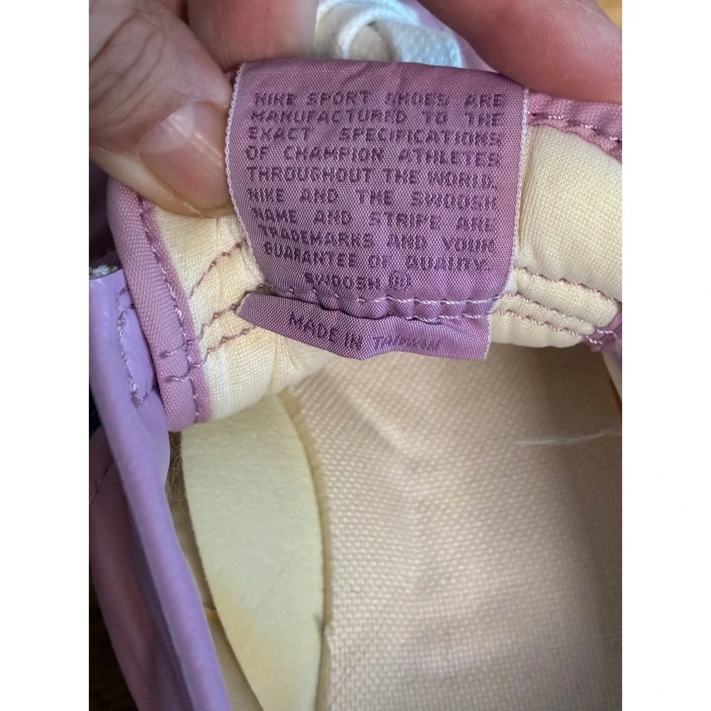 Vintage Nike Waffle Trainer Pink Purple Sneakers 830507PD Womens Size 7 rare